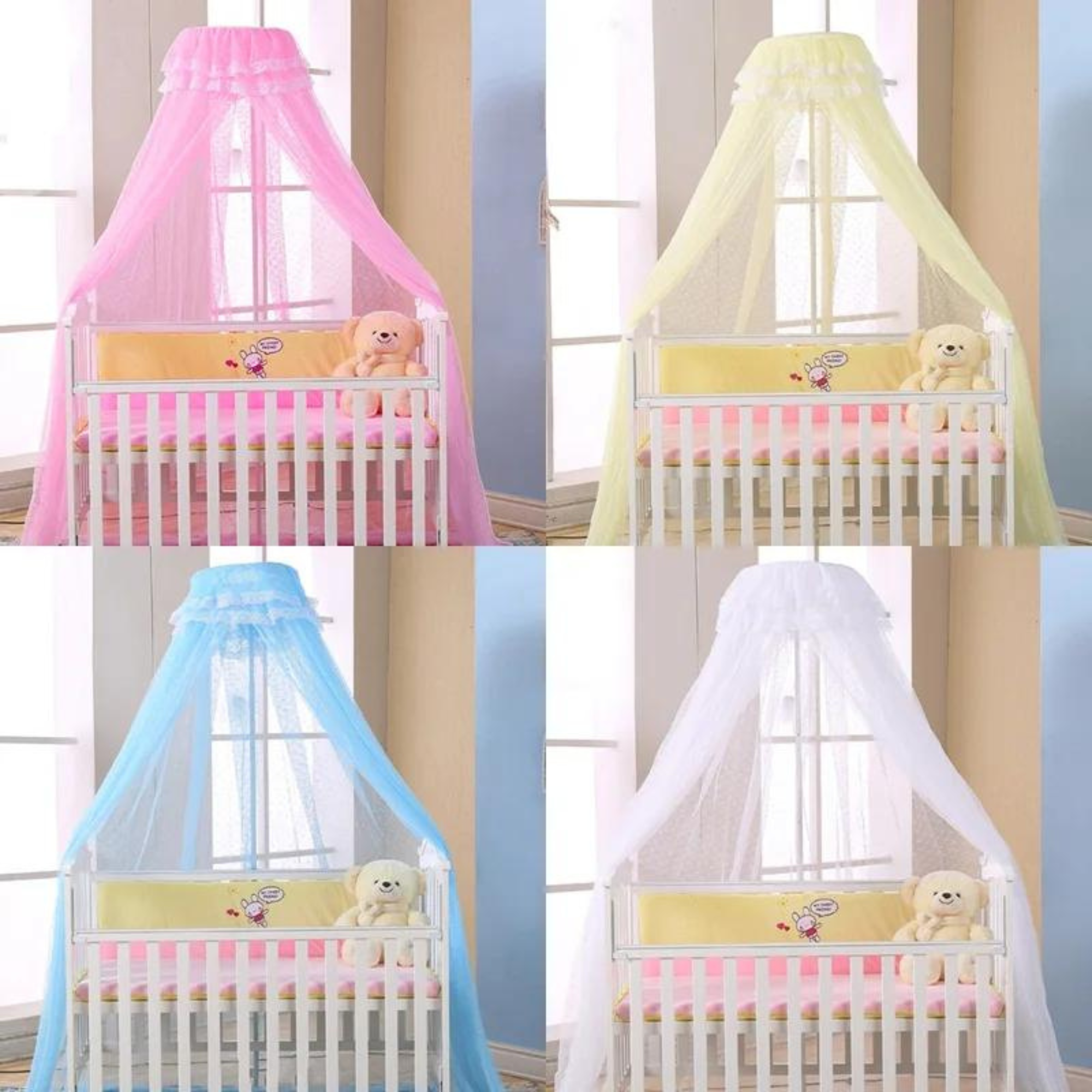 Baby Mosquito Net Machhardani Washable Polyester Anti-Bug Protection for Infants. For kids used