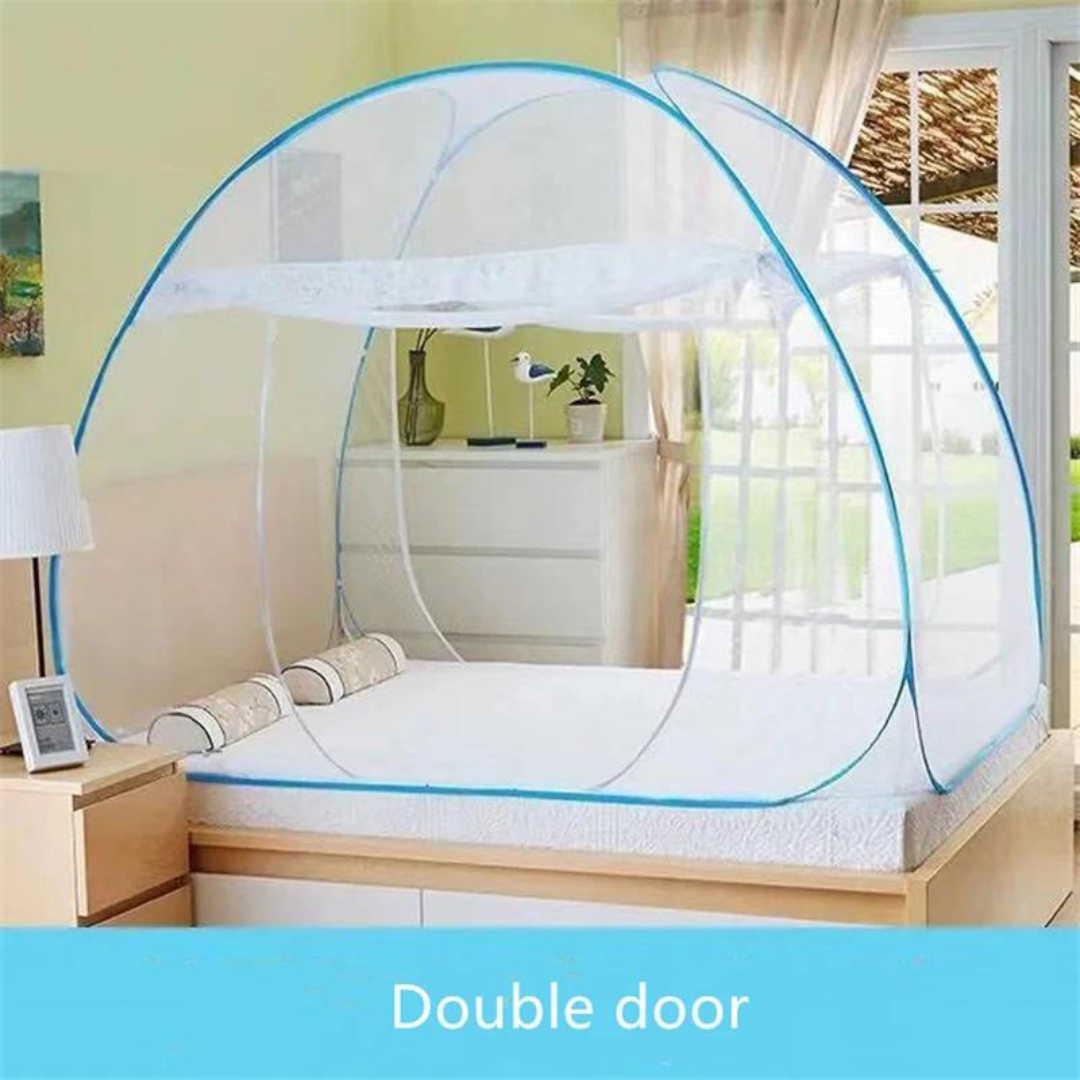 Mosquito Net Foldable Tent Style Polyester Machhardani 6X6 Double bed