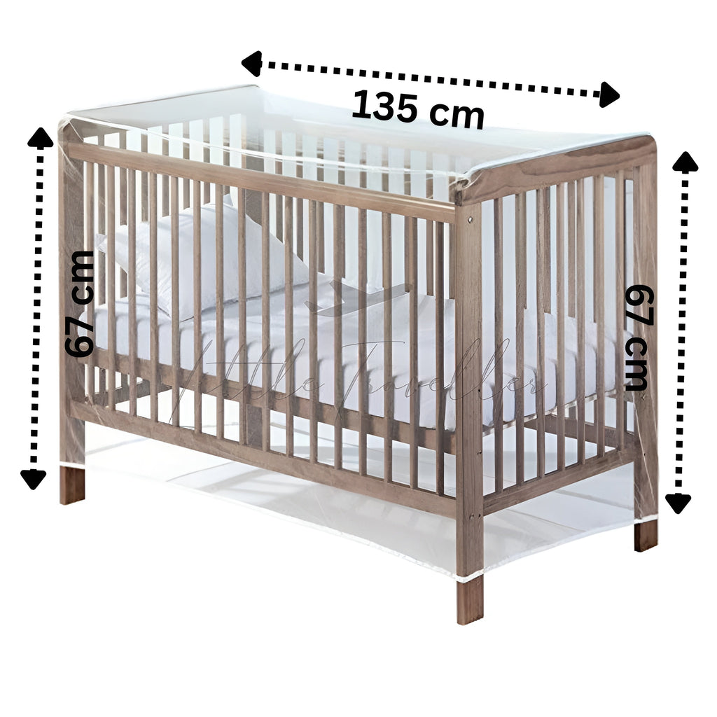 Crib Mosquito Net Washable Cotton protecting your little Child