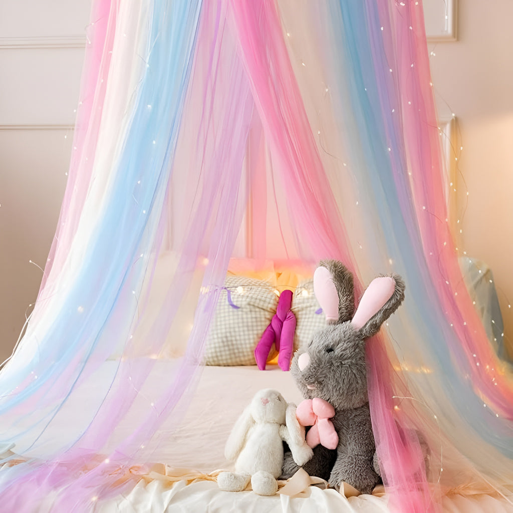 Polyester Kids Washable New Dome Double bed Baby Mosquito Net Colorful Life Children Cover Bed