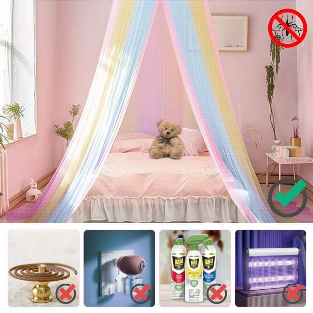 Dome Kids Baby Mosquito Net Colorful Life Children Cover Bed Jhula Room