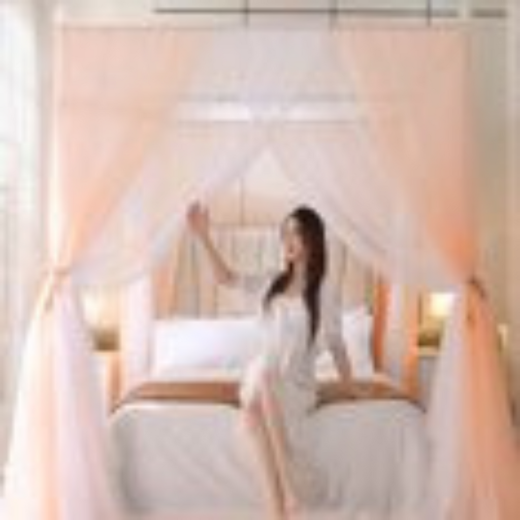 Palace Mosquito Net Indoor Outdoor 4 Gate Tents Decoration Soft fabric Cotton Washable
