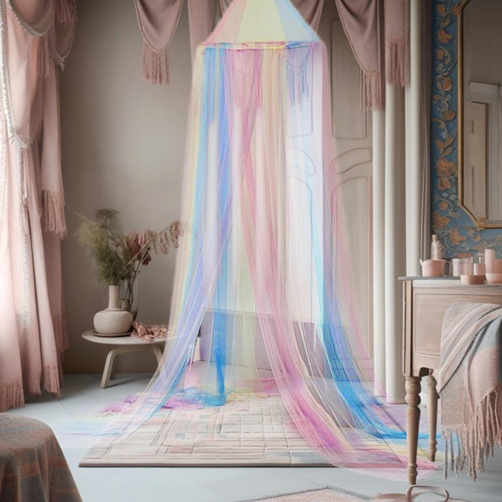 Dome Kids Baby Mosquito Net Colorful Life Children Cover Bed Jhula Room