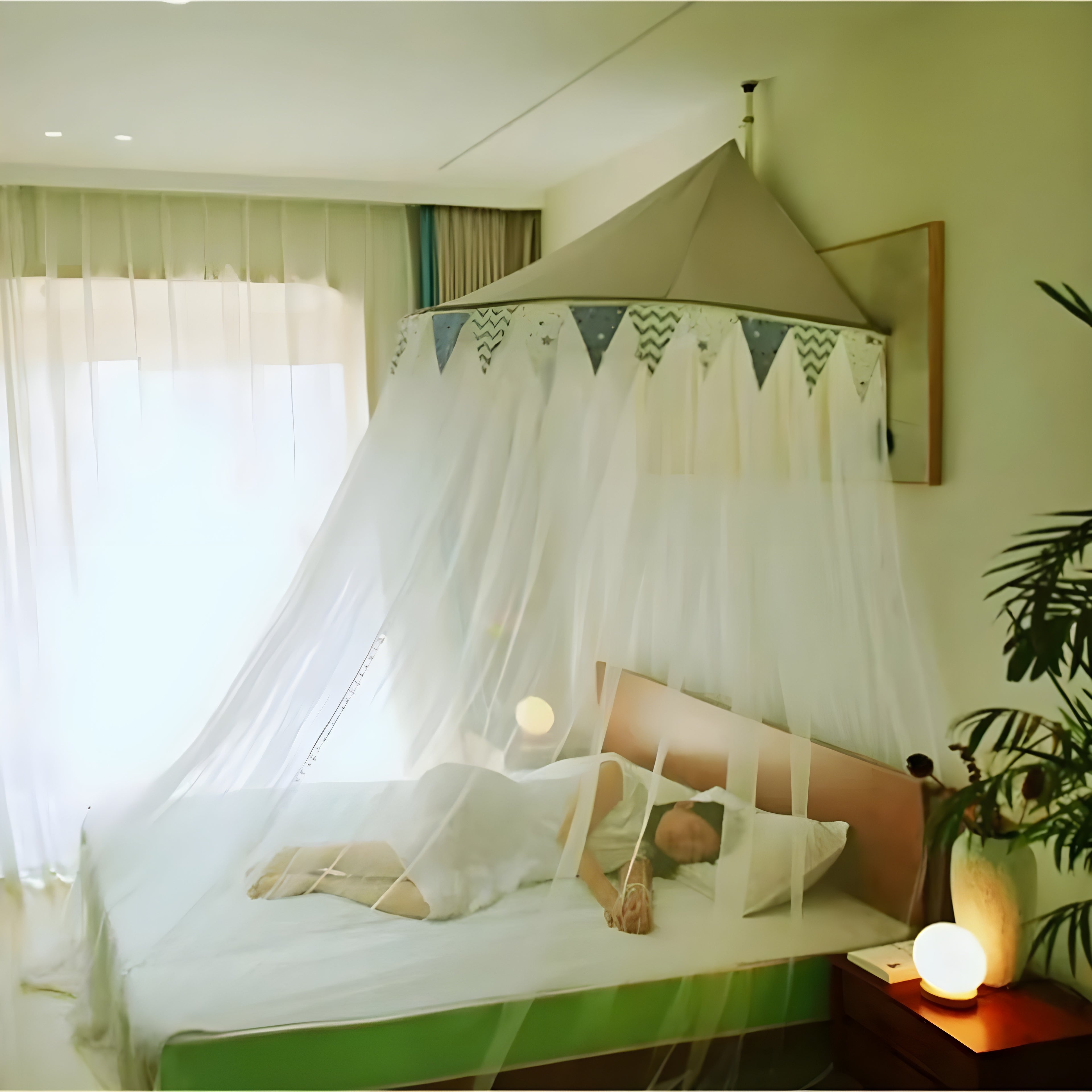 Hanging Mosquito Net Princess Flower New model net