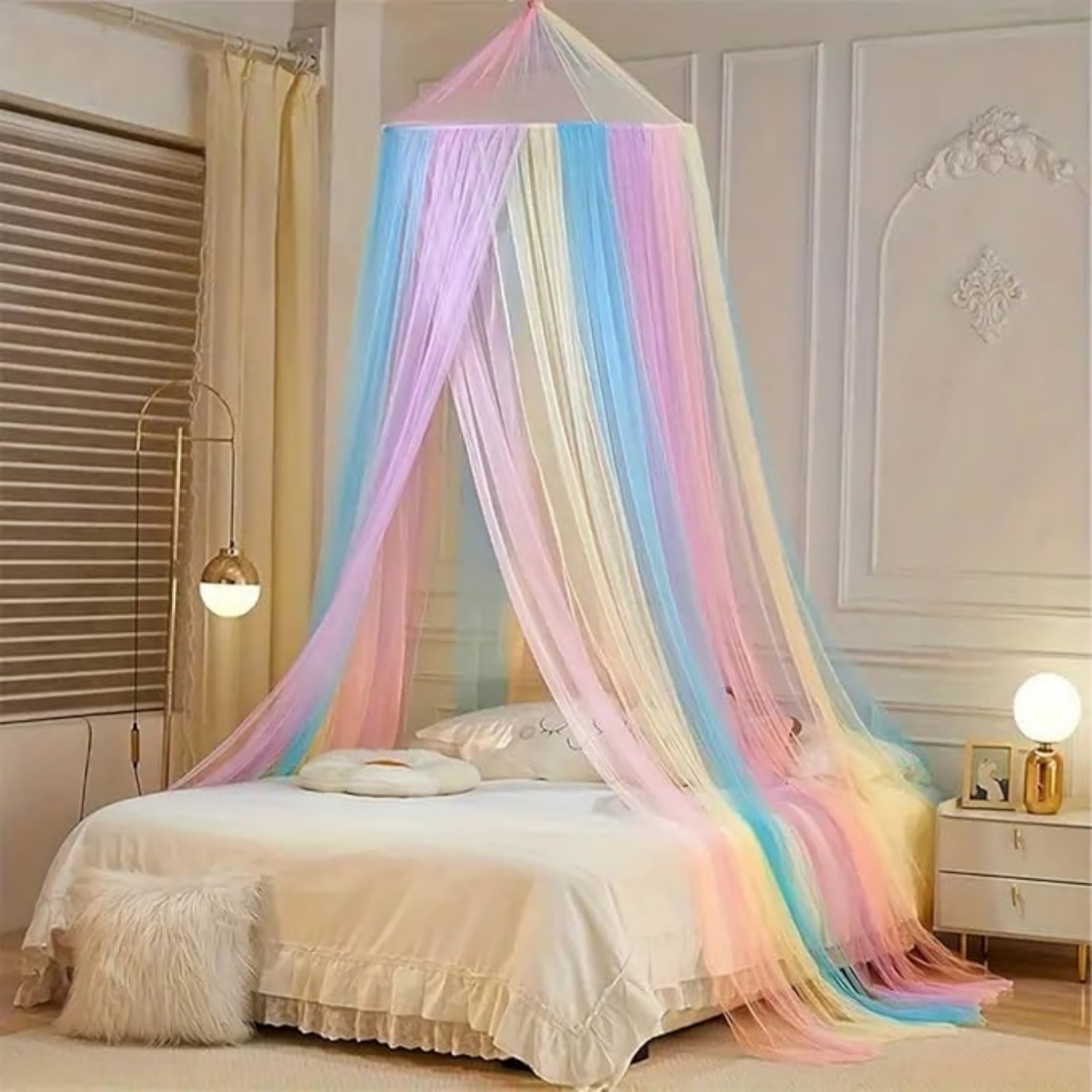 Polyester Kids Washable New Dome Kids Baby Mosquito Net Colorful Life Children Cover Bed Jhula Room