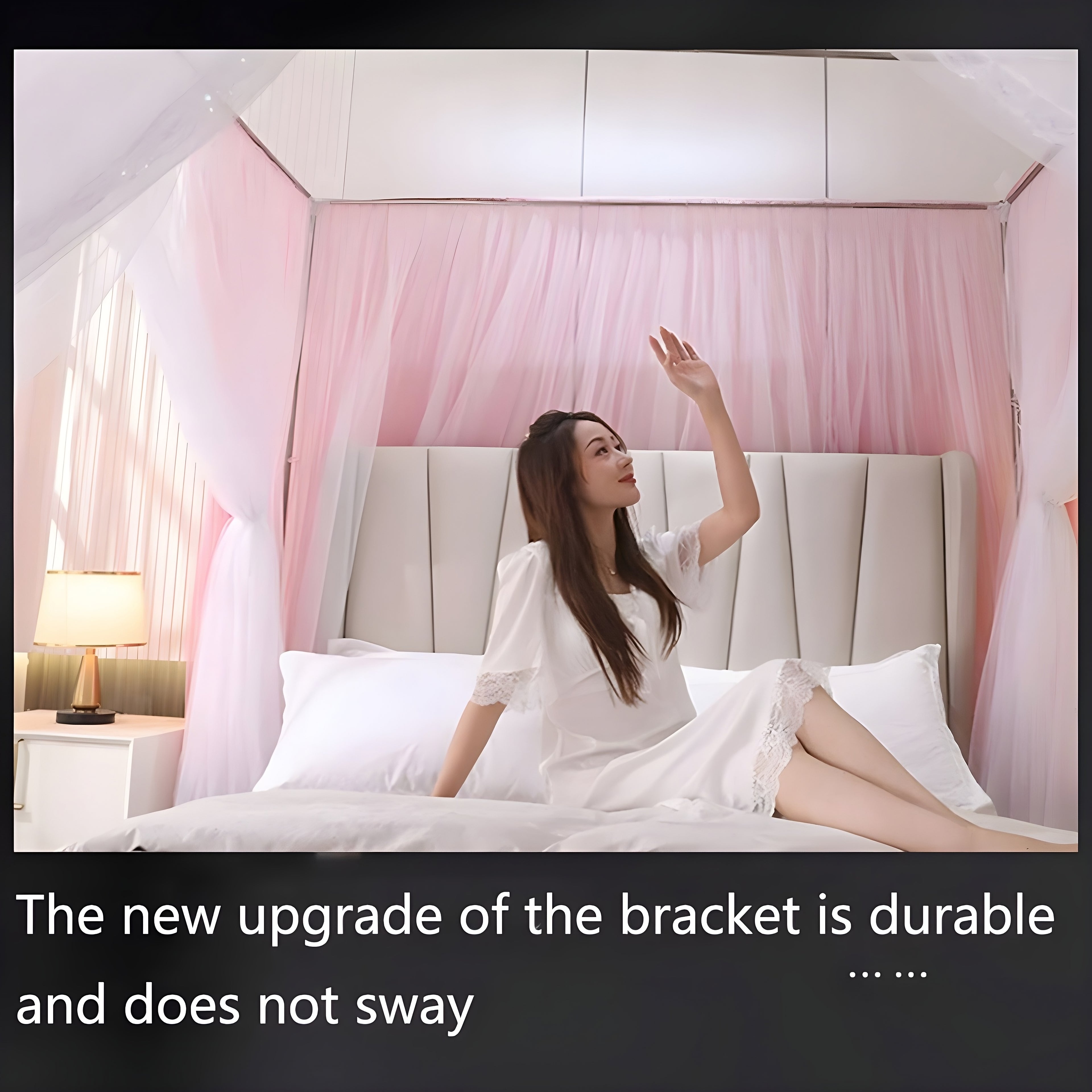 Palace Mosquito Net Indoor Outdoor 4 Gate Tents Decoration Soft fabric Cotton Washable