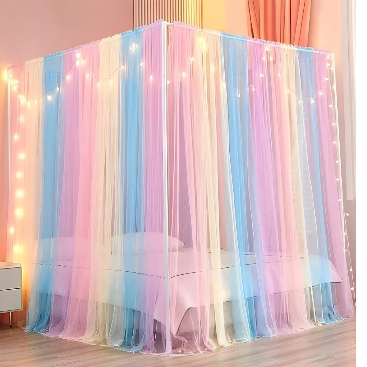 Rainbow Net - Castle Mosquito Net