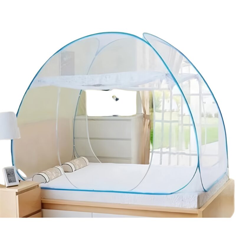 Foldable Mosquito net (White, Blue, Tent) - Image 2