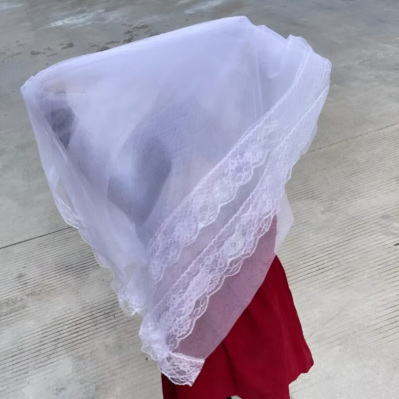 Polyester Kids Washable Crib Cloth Newborn Children\'s Bed Mosquito Net Baby Zulla Mesh Cover Mosquito Net  (White, Bed Box) - Image 5