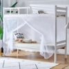 Student Dormitory Mosquito Net One-Door Bunk Single Bed cotton Machhardani Mosquito Net  (White, Bed Box) - Image 4